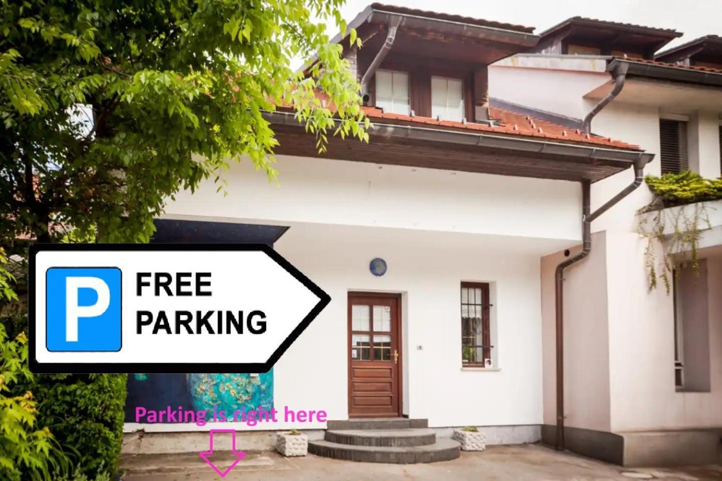 Avrora House Free Parking In Old Town Appartement Ljubljana Buitenkant foto